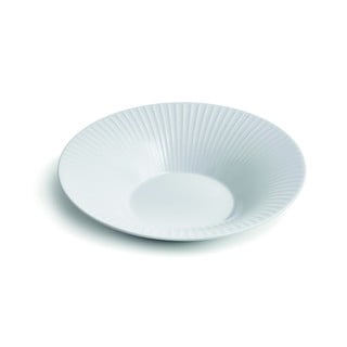 Bílý porcelánový polévkový talíř Kähler Design Hammershoi, ⌀ 26 cm