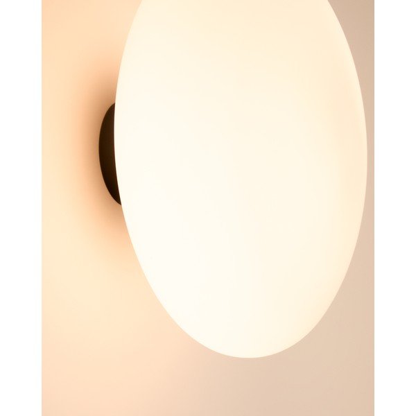 Bílé/ve stříbrné barvě nástěnné svítidlo ø 26 cm Bamila – Kave Home-image-4