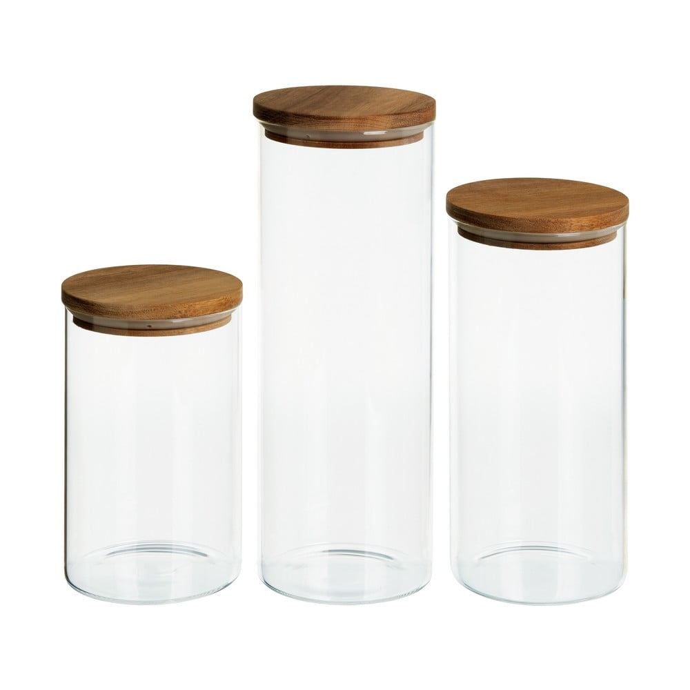 Skleněné dózy na potraviny/na těstoviny v sadě 3 ks – Casa Selección