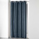 Tmavě modrý závěs z mikrosaténu 140x240 cm Shana – douceur d'intérieur