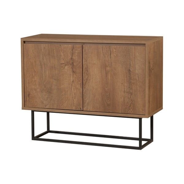 Skříňka v dekoru ořechu v přírodní barvě 90x72 cm Rodez – Kalune Design