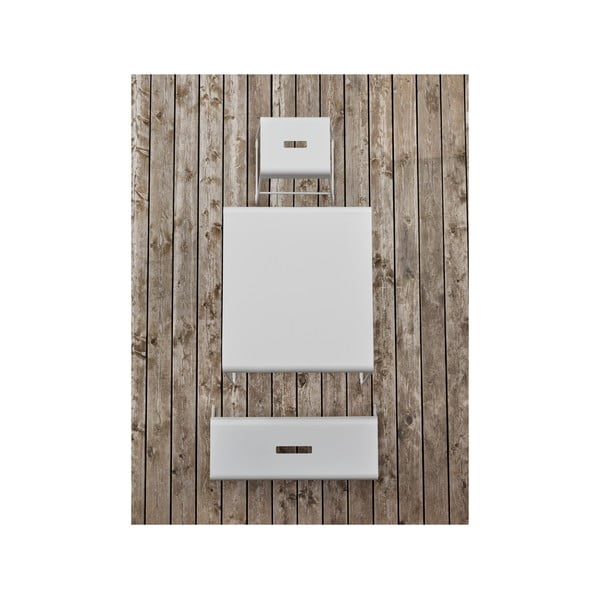 Bílý kovový jídelní stůl 58x75 cm A-Café – Zone-image-3