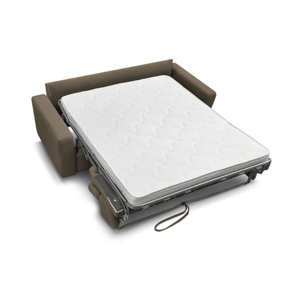 Hnědá rozkládací pohovka 195 cm Monaco – Bobochic Paris-image-4