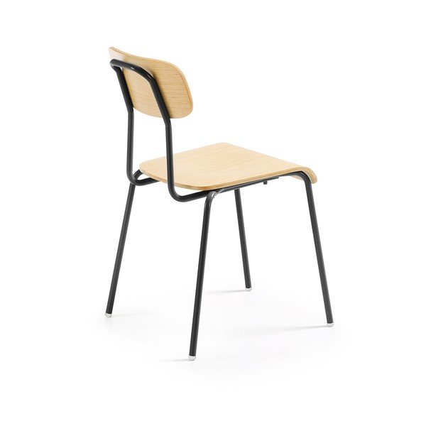 Sada 4 židlí s černou konstrukcí La Forma Klee-image-3