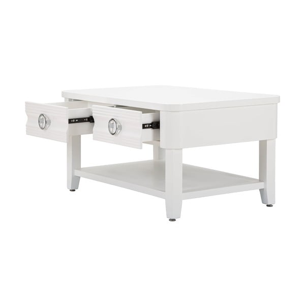 Bílý konferenční stolek z jedlového dřeva 60x90 cm Shine – Mauro Ferretti-image-3