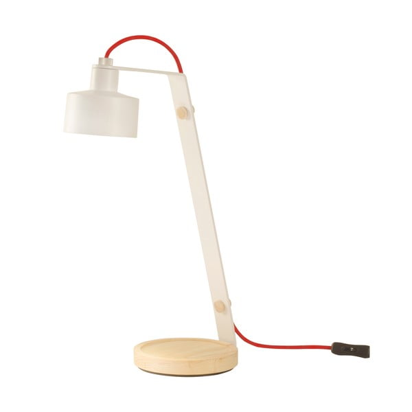 Stolní LED lampa Jazz white/red