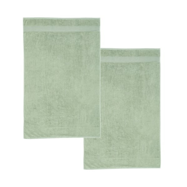 Zelené froté bavlněné osušky v sadě 2 ks 90x140 cm Anti-Bacterial – Catherine Lansfield