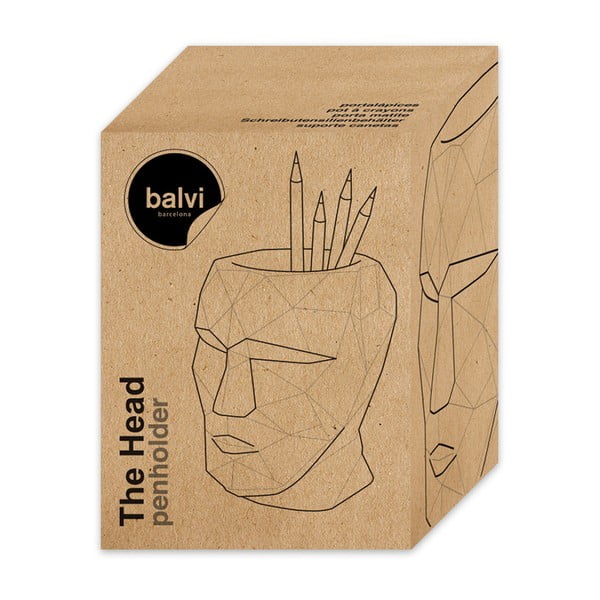 Organizér na psací potřeby z cementu Head – Balvi-image-3