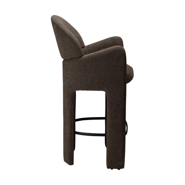 Hnědá barová židle (výška sedáku 68,5 cm) Aole – DAN-FORM Denmark-image-2