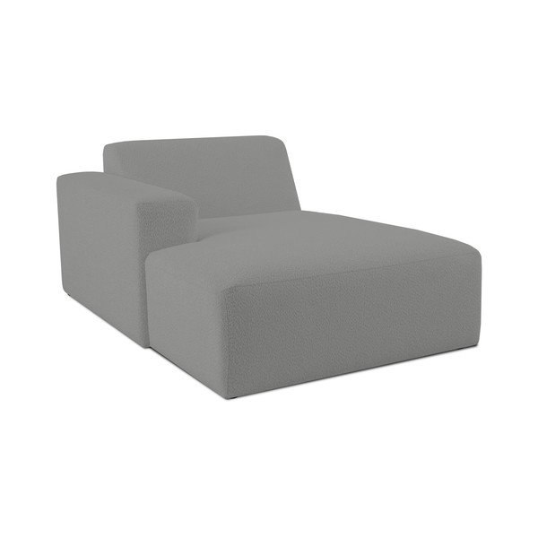 Šedý modul pohovky z textilie bouclé (levý roh) Roxy – Scandic-image-1