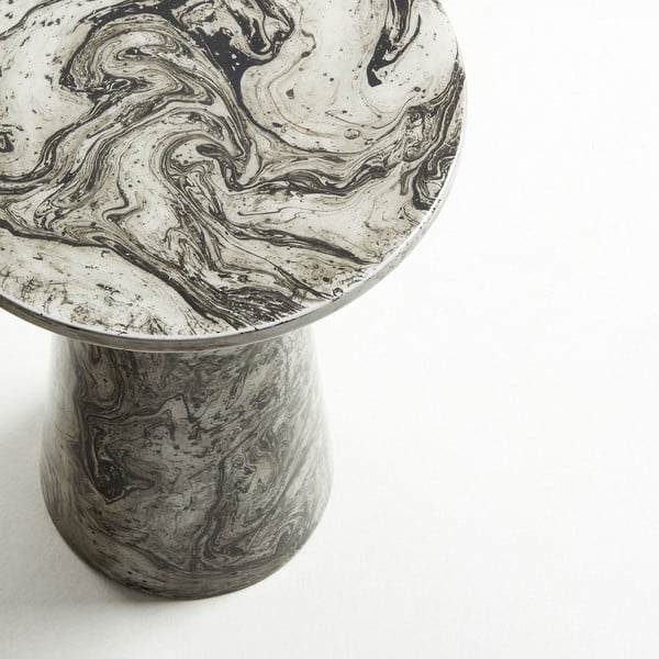 Šedý odkládací stolek Kave Home Kesbury, výška 46 cm-image-3