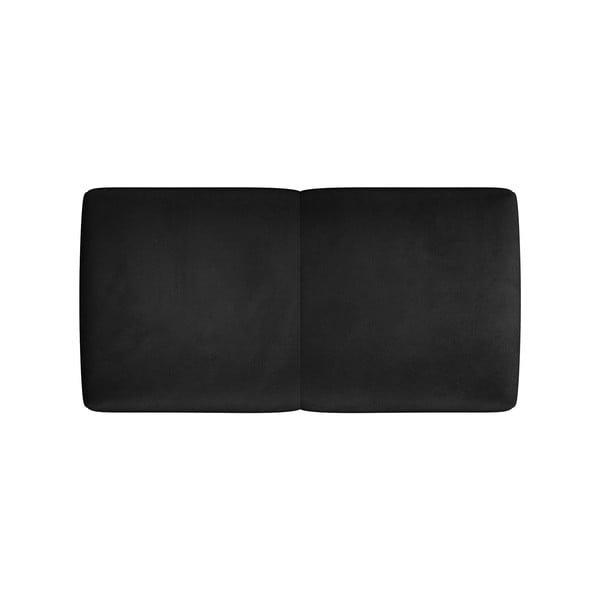 Černá sametová opěrka k modulární pohovce Rome Velvet - Cosmopolitan Design-image-2