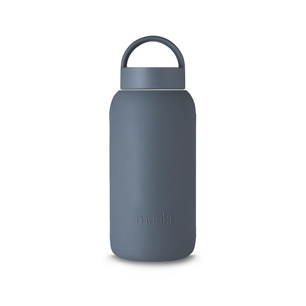 Tmavě šedá cestovní lahev 720 ml Smoke Grey – Muuki-image-2