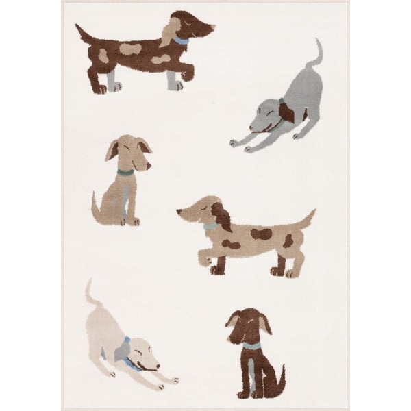 Slonovinový dětský koberec 80x150 cm Dogsie Pearl – FD