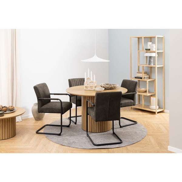 Tmavě šedé jídelní židle v sadě 2 ks Adele – Actona-image-2