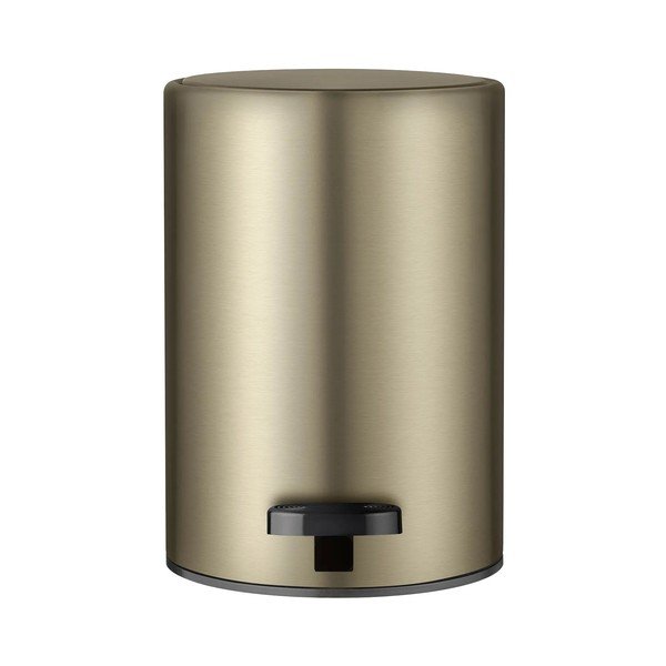 Nášlapný ocelový odpadkový koš v mosazné barvě 3 l Modo – Blomus