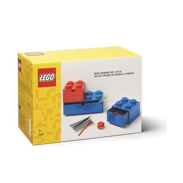 Plastové dětské úložné boxy v sadě 3 ks Multi-Pack - LEGO®-image-2