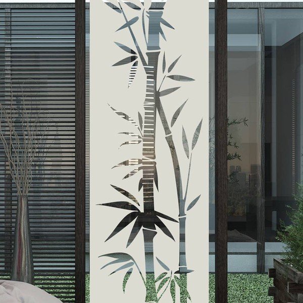 Voděodolná samolepka do sprchy Ambiance Bamboo, 195 x 55 cm-image-1