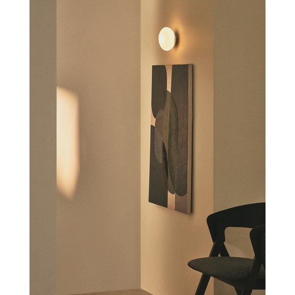 Bílé/černé nástěnné svítidlo ø 15 cm Bamila – Kave Home-image-2