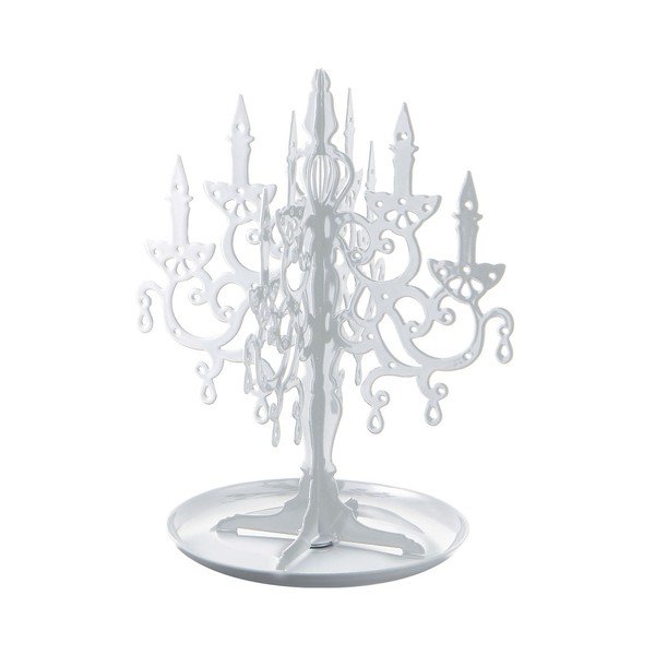 Bílý stojan na šperky YAMAZAKI Chandelier