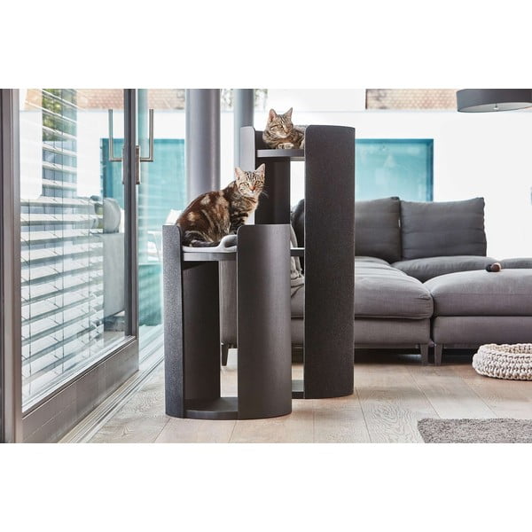 Škrabadlo pro kočky Torre Ash Black M – MiaCara-image-1
