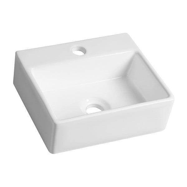 Bílé keramické umývátko 33,5x29 cm Giulia – Sapho