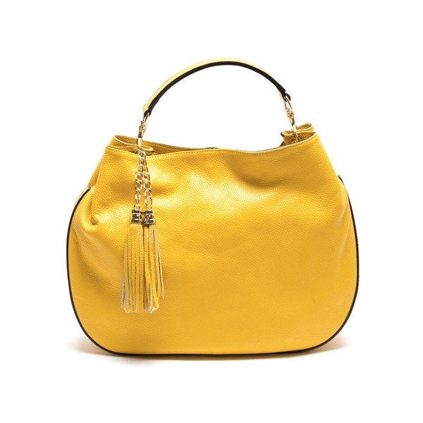 Kožená kabelka Isabella Rhea 1118 Giallo