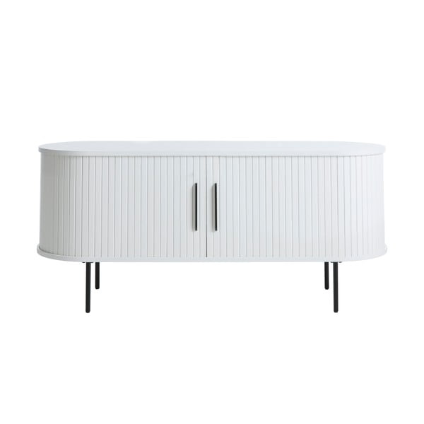 Bílý TV stolek 120x56x40 cm Nola – Unique Furniture