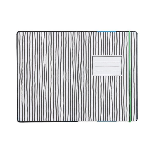 Černý zápisník formátu A5 Happy Jackson Serious-image-2