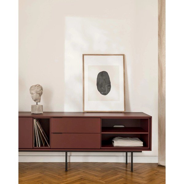 Vínový TV stolek 189x61x42 cm Mod – noo.ma-image-3