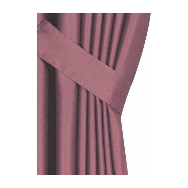 Růžový polo-zatemňovací závěs 260x100 cm - Mila Home-image-1