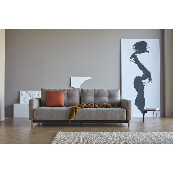 Béžová rozkládací pohovka 232 cm Pyxis – Innovation-image-1