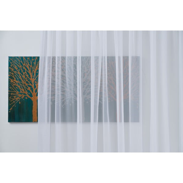 Bílá záclona 300x245 cm Voile – Mendola Fabrics-image-1