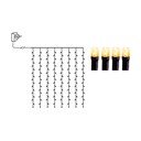 Venkovní světelný LED řetěz Star Trading Curtain, délka 1,3 m