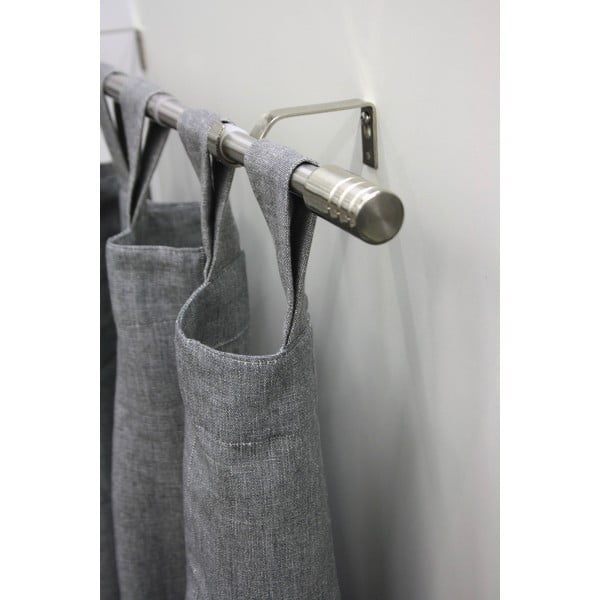 Kovová roztažitelná garnýž 190 - 340 cm Válec - Gardinia-image-1