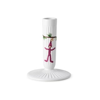 Bílý keramický vánoční svícen Kähler Design Hammershøi, výška 12 cm