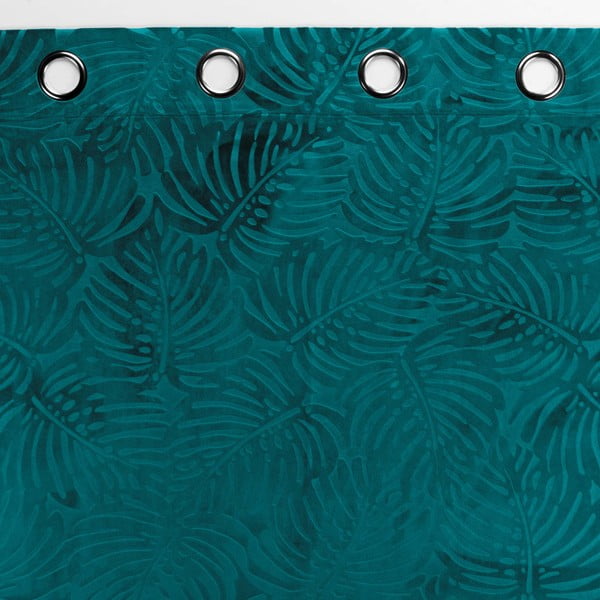 Modrý sametový závěs 140x240 cm Analia – douceur d'intérieur-image-2