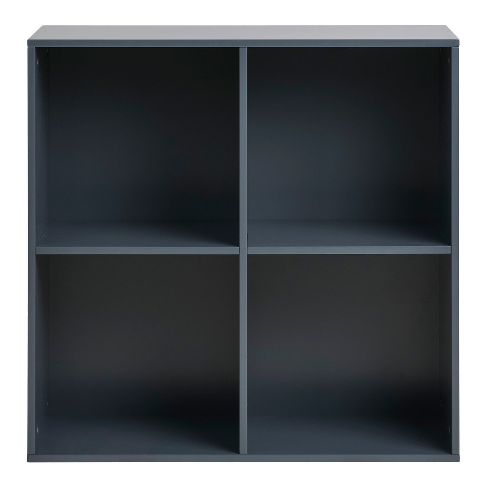 Tmavosivá nástenná knižnica 30x69 cm Horne – House Nordic