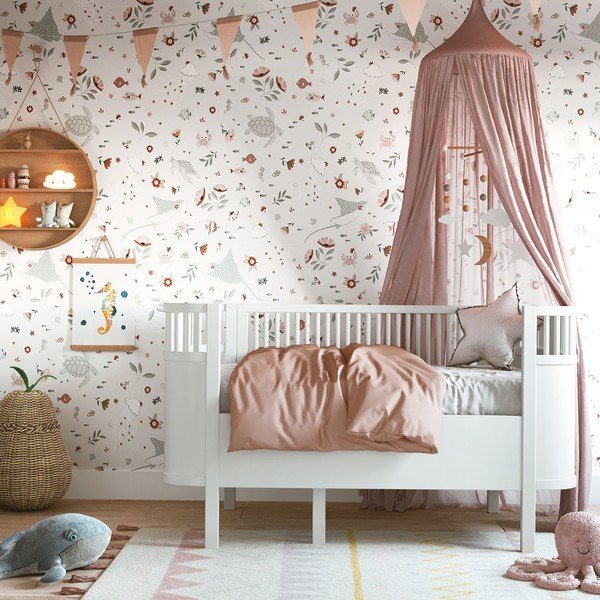 Dětská tapeta 10 m x 50 cm Dreamy Sealife – Lilipinso-image-2