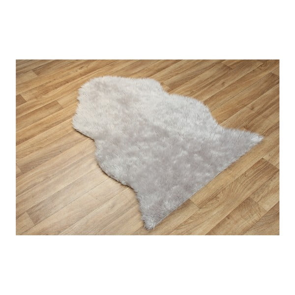 Šedý koberec z umělé kožešiny Tekli, 70 x 100 cm-image-2