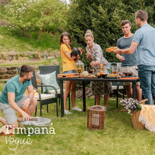 Set zahradního nábytku z umělého ratanu Timpana Vogue-image-1