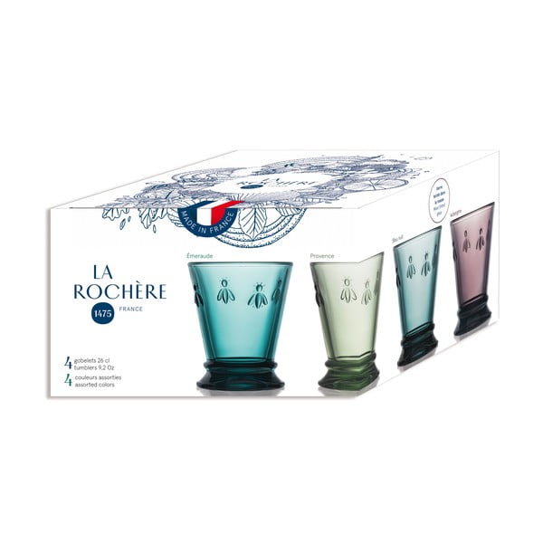 Sklenice v sadě 4 ks 260 ml Abeille – La Rochére-image-3