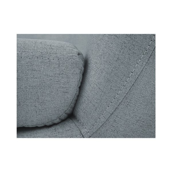 Světle modré křeslo s hnědými nohami Mazzini Sofas Piemont-image-4