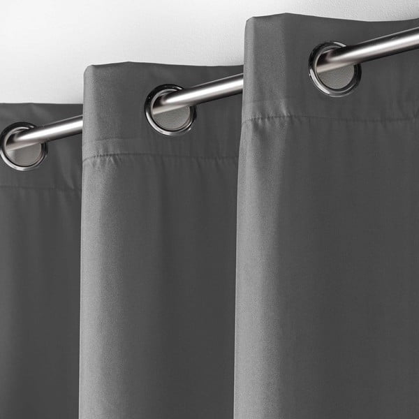 Antracitový termo závěs 140x260 cm Icemount – douceur d'intérieur-image-1