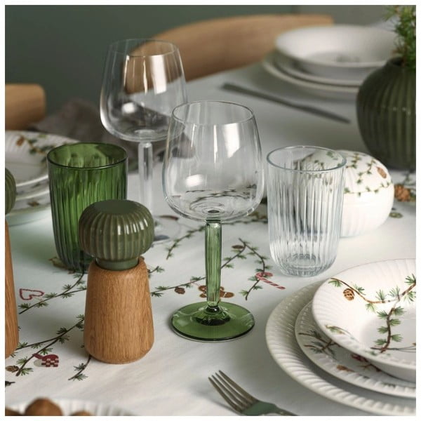 Bavlněný ubrus s vánočním motivem 150x220 cm Hammershøi Christmas – Kähler Design-image-3