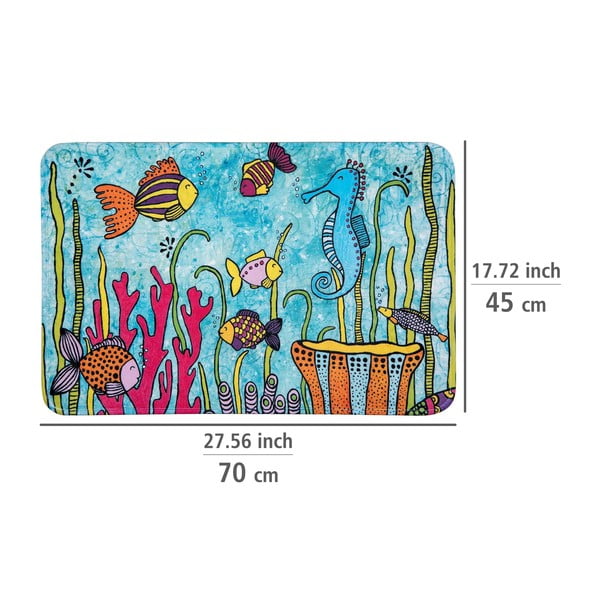 Textilní koupelnová předložka 45x70 cm Rollin'Art Ocean Life – Wenko-image-3