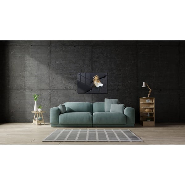 Skleněný obraz 100x70 cm Feather – Wallity-image-2