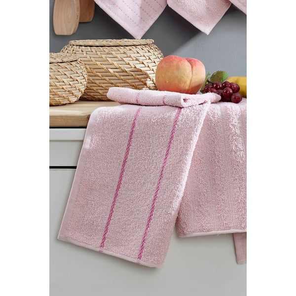 Bavlněné utěrky v sadě 6 ks 30x50 cm Sofya – Foutastic-image-1