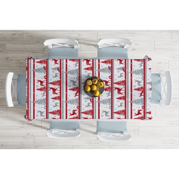 Vánoční ubrus s příměsí bavlny Minimalist Cushion Covers Winter Landscape, 140 x 180 cm -image-1