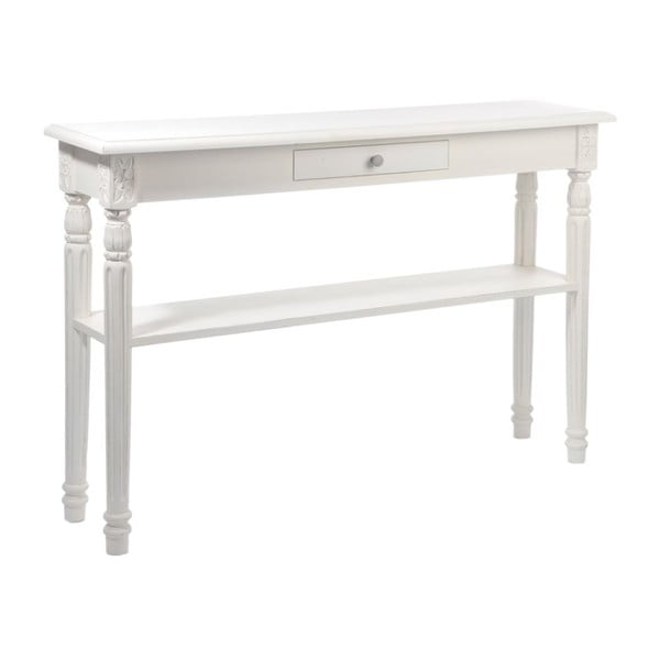 Konzolový stolek Paulownia White, 129x30x85 cm